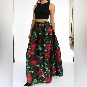 Windsor floral dress two piece set Size 7/medium